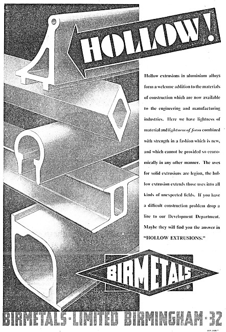 Birmetals Extrusions In Aluminium Alloys                         