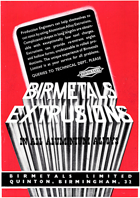Birmetals Aluminium Alloy Extrusions                             