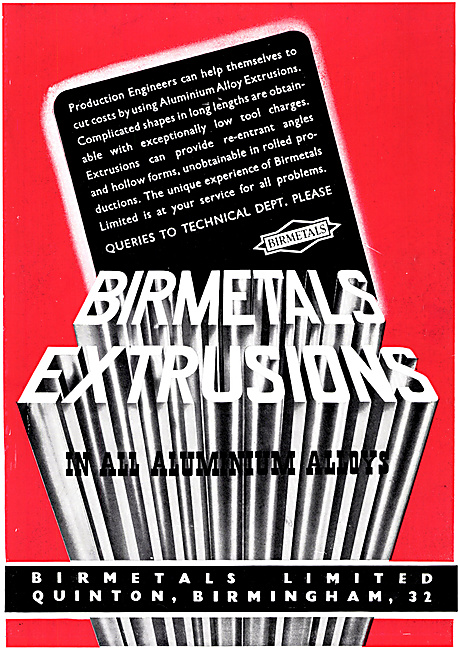 Birmetals Aluminium Alloy Extrusions                             