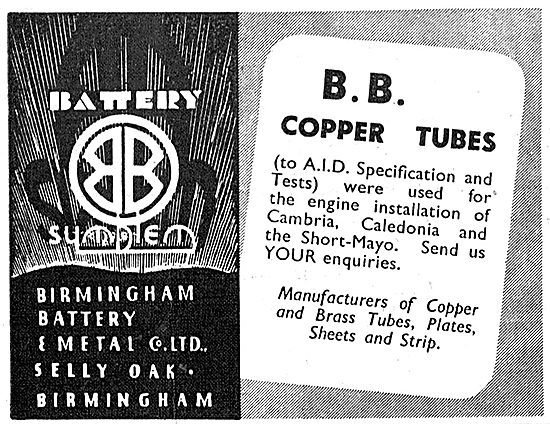 Birmingham Battery & Metal - Light Gauge Copper Tubes            