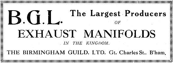 The Birmingham Guild. Exhaust Manifolds                          