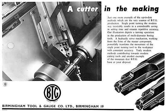 Birmingham Tool & Gauge Machine Tools Cutters                    