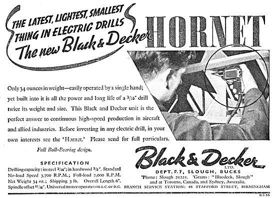 Black & Decker Hornet Electric Drill                             