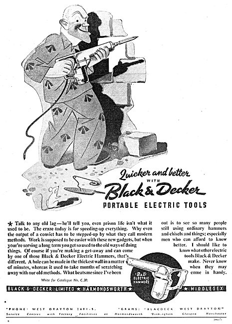Black & Decker Electric Tools.                                   