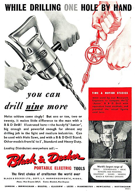 Black & Decker Electric Tools                                    