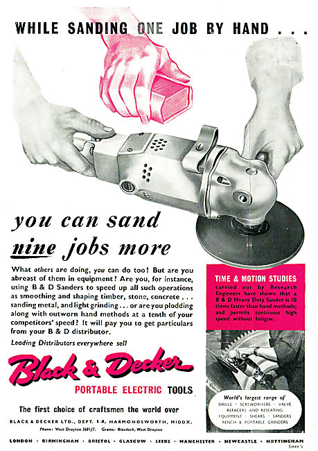 Black & Decker Electric Tools                                    