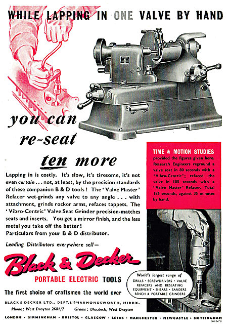 Black & Decker Electric Tools                                    