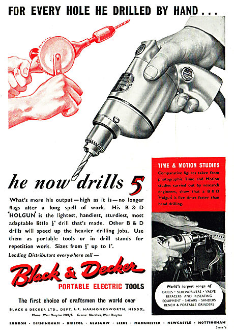 Black & Decker Electric Tools                                    