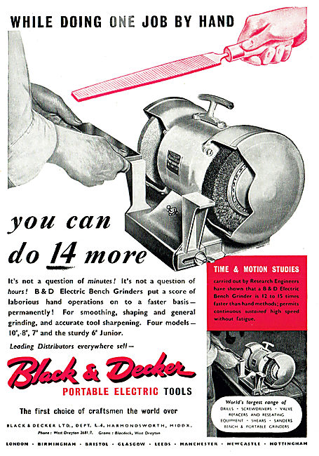 Black & Decker Electric Tools                                    
