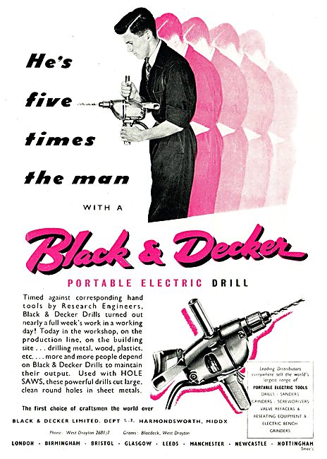 Black & Decker Electric Tools                                    