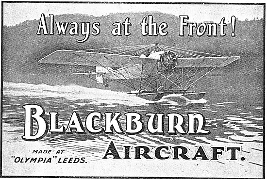 Blackburn Float Planes & Hydro-Aeroplanes. Made In Leeds         