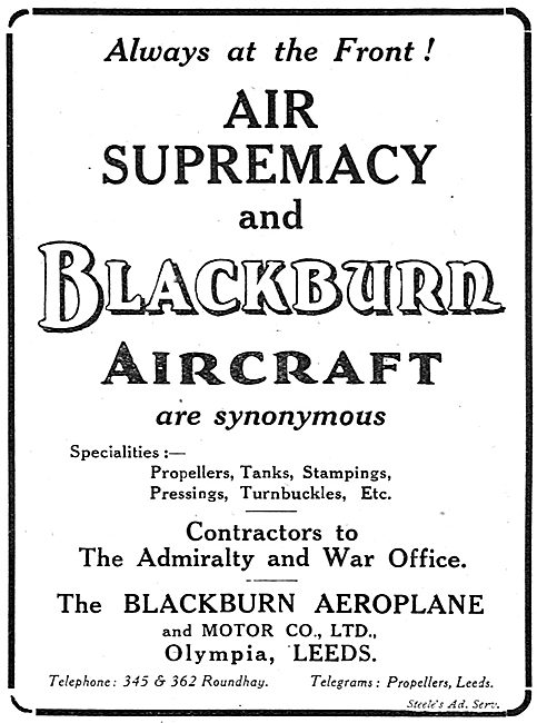 Air Supremacy & Blackburn Aircraft Are Synonymous.               