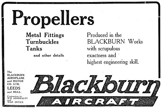 Blackburn Propellers 1917                                        