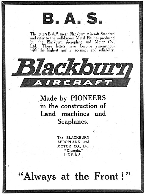 Blackburn Aircraft Metal Fittings                                