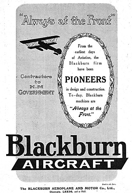Blackburn Aircraft. Pioneers In Design & Construction            