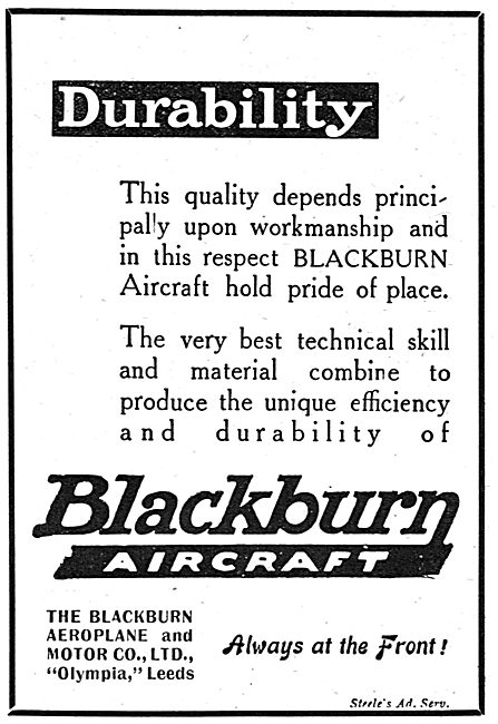 Blackburn Aircraft For Quality & Durability                      