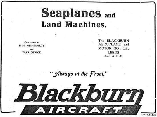 Blackburn Seaplanes & Land Machines                              