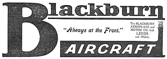 Blackburn Aircraft. Always At The Front                          