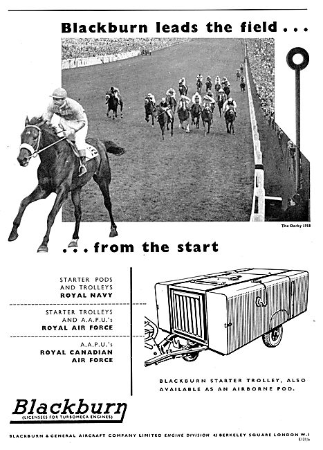 Blackburn Gas Turbine Low Pressure Air Starter - Airborne Pod    