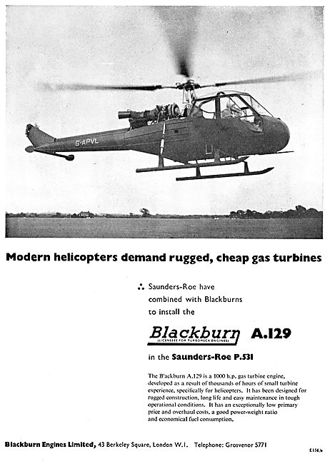 Blackburn A129 (SARO P531)                                       