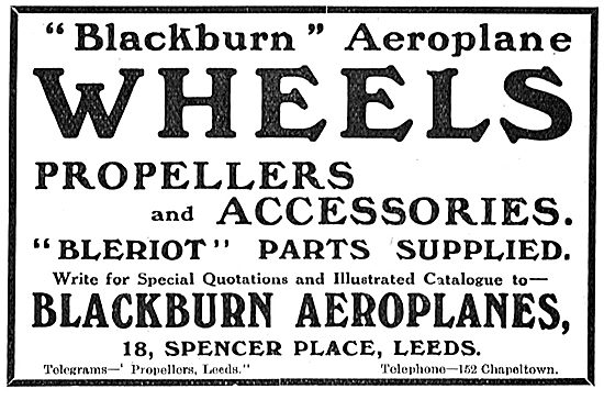 Blackburn Aeroplane Wheels And Accessories                       