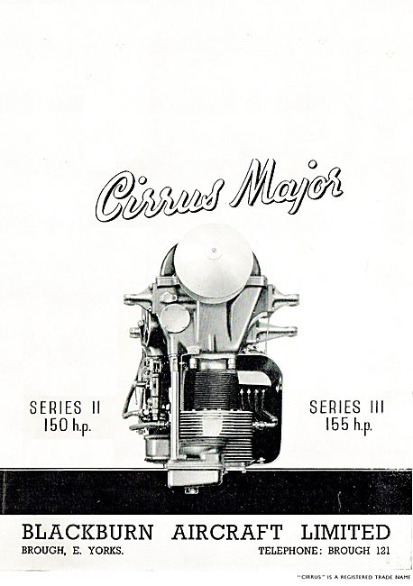 Blackburn Cirrus Major Aero Engine                               