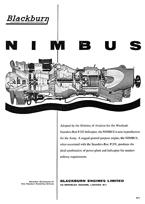 Blackburn Nimbus. Saunders Roe P531                              