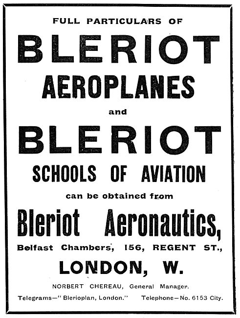 Bleriot Schools Of Aviation                                      