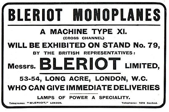 Bleriot Machine Type XI (Cross Channel) On Display               