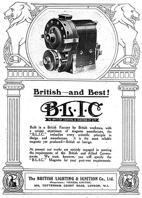 BLIC Aero Engine Magnetos - British & Best                       