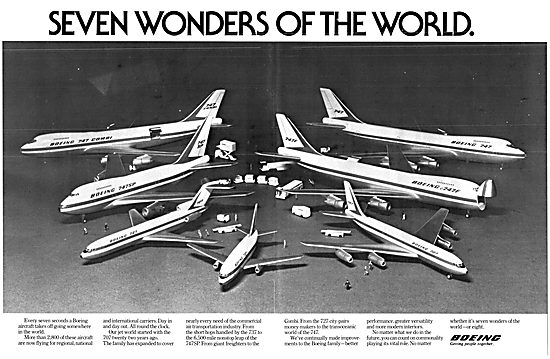 Boeing Airliners 1977                                            