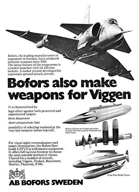 Bofors Aircraft Weapons Systems                                  