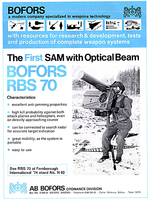 Bofors RBS 70 SAM                                                