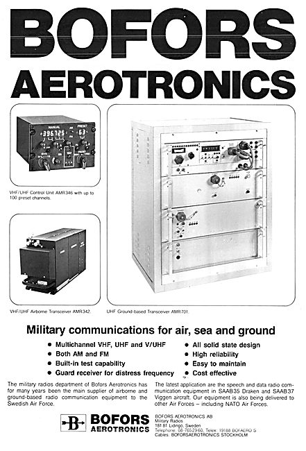 Bofors Aircraft Weapons Systems - BOFORS Aerotronics             