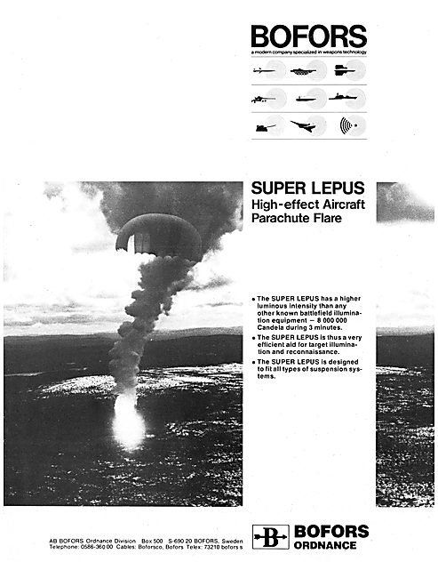 Bofors Super Lepus High-Effect Parachute Flares                  