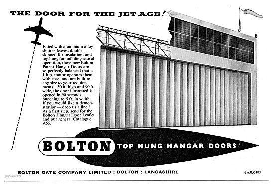 Bolton Top Hung Hangar Doors                                     