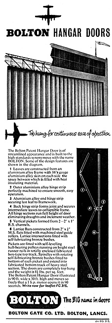 Bolton Gate. Bolton Hangar Doors                                 