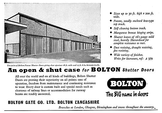 Bolton Patent Shutter Doors                                      