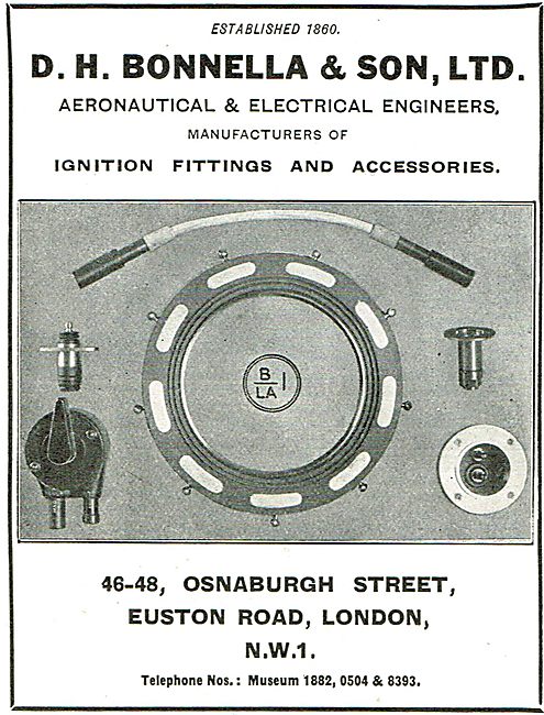 D H Bonella Aircraft Ignition Fittings & Accessories             