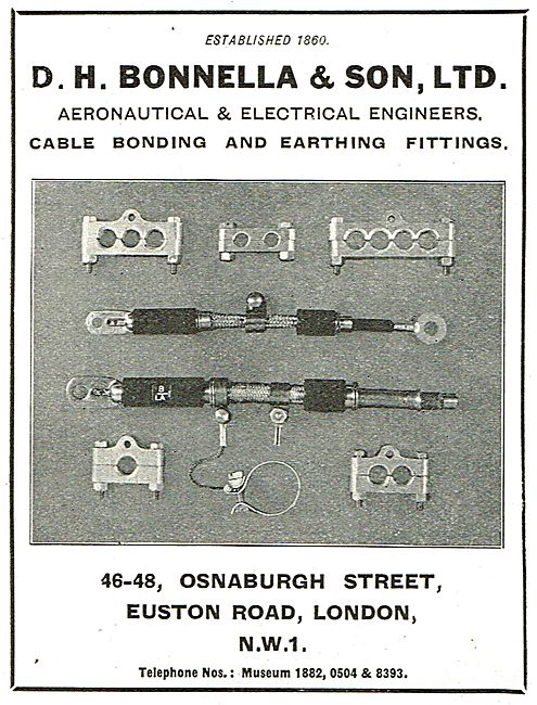 D H Bonella Aircraft Ignition Fittings & Accessories             