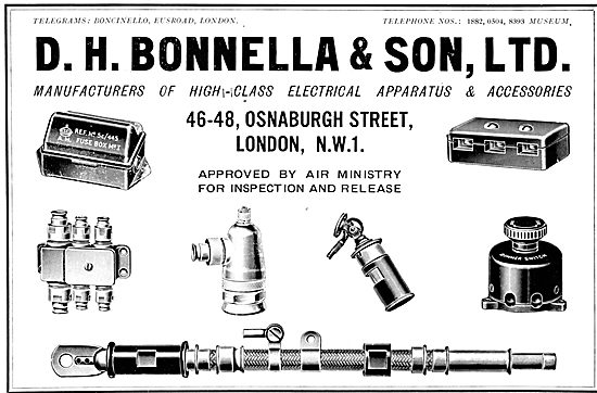 DH.Bonella Aircraft Ignition Fittings & Electrical Accessories   