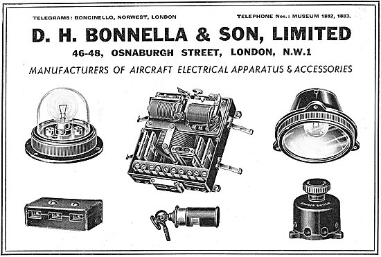 D H Bonella Aircraft Electrical Fittings & Accessories           