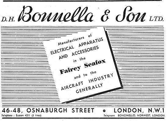D H Bonella Aircraft Ignition Fittings & Accessories             