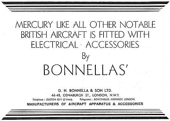 D.H.Bonella Aircraft Ignition Fittings & Electrical Accessories  