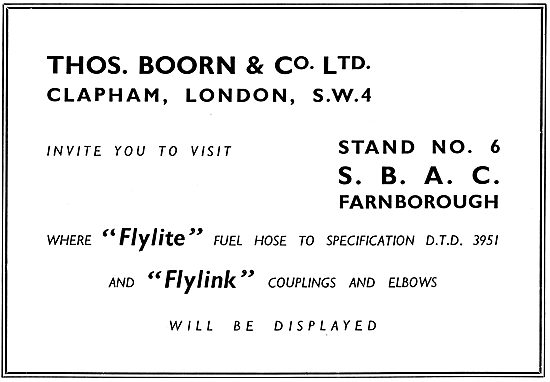 Thos Boorn Flylite Fuel Hose Assemblies - Flylink Couplings      