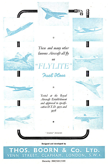 Boorn Pipeline Couplings & Elbows. FLYLITE FLYLINK               