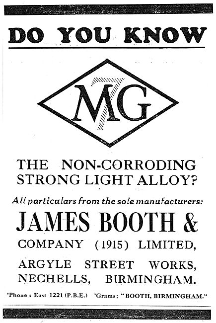 James Booth MG Alloys                                            