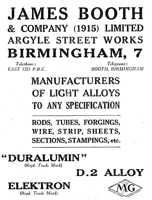 James Booth & Co - Argyle Street, Birmingham 7                   