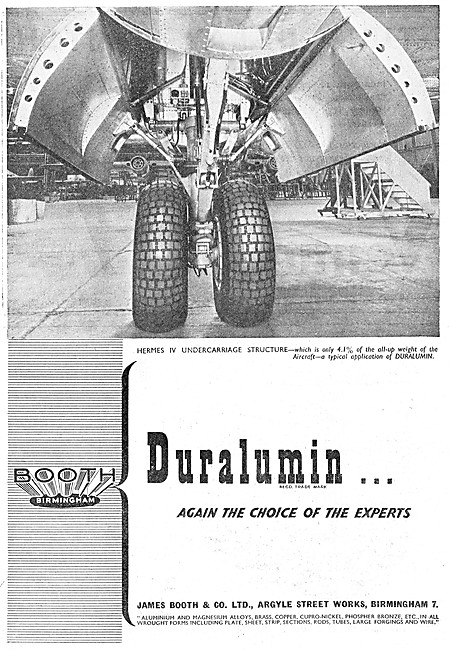 James Booth Duralumin, Dural, Aldural & Aluminium Alloys         