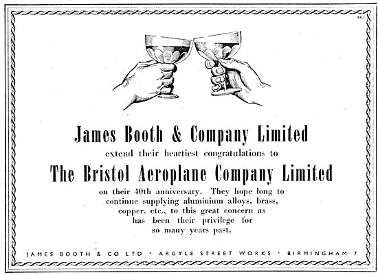 James Booth & Co. Aluminium Alloys For The Aircraft Industry     